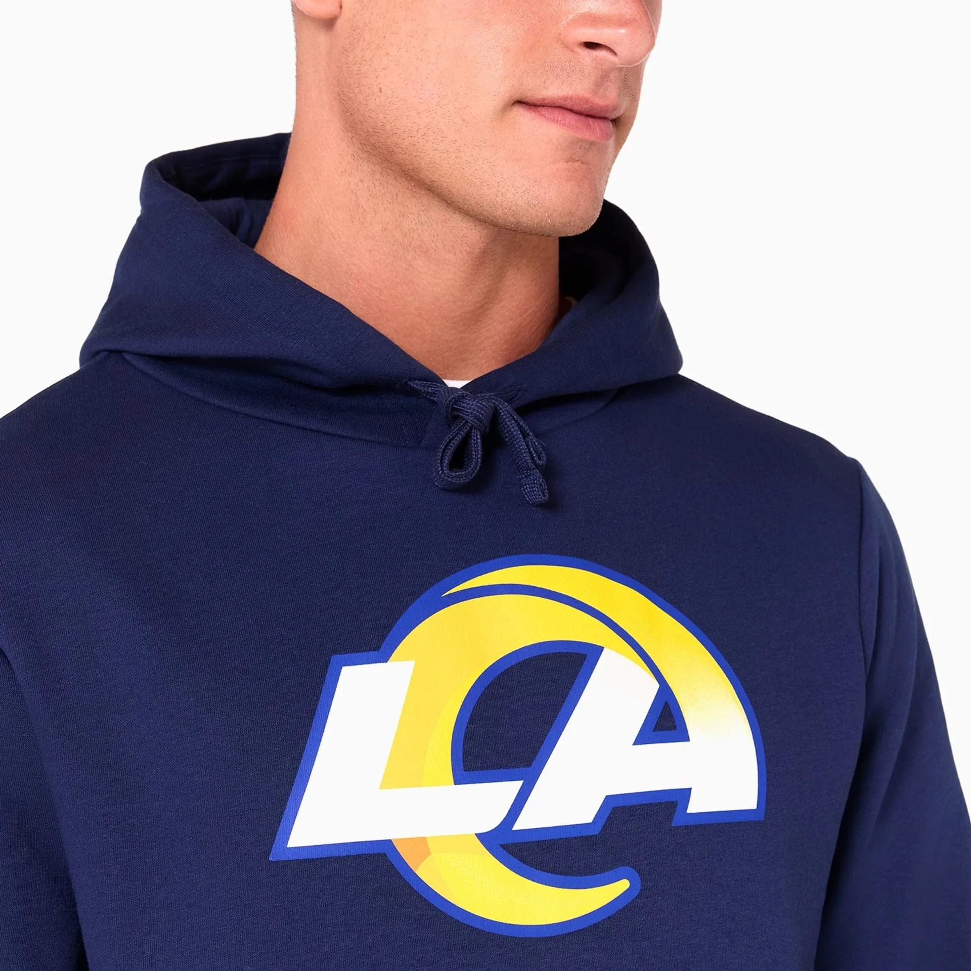 Sweatshirts et hoodies New Era LA Rams NFL Pullover capuche marine