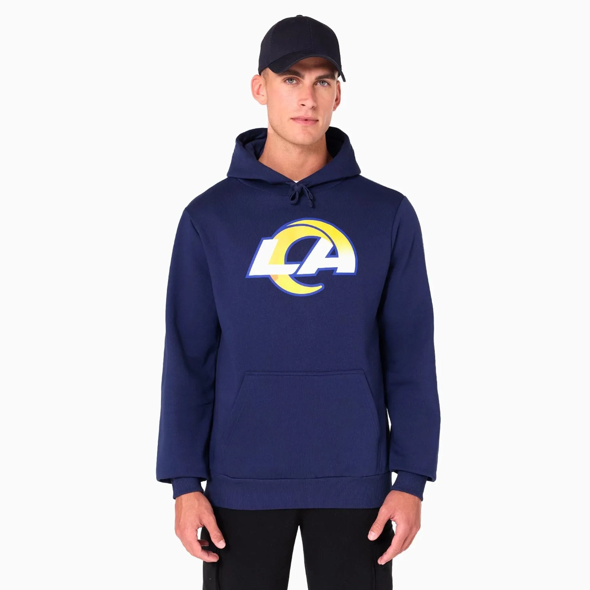 Sweatshirts et hoodies New Era LA Rams NFL Pullover capuche marine