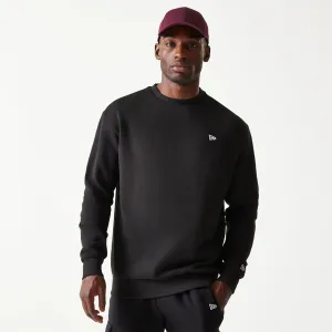 New Era Sweatshirts And Hoodies New Era Essential Jet Black Oversized Crewneck Sweater