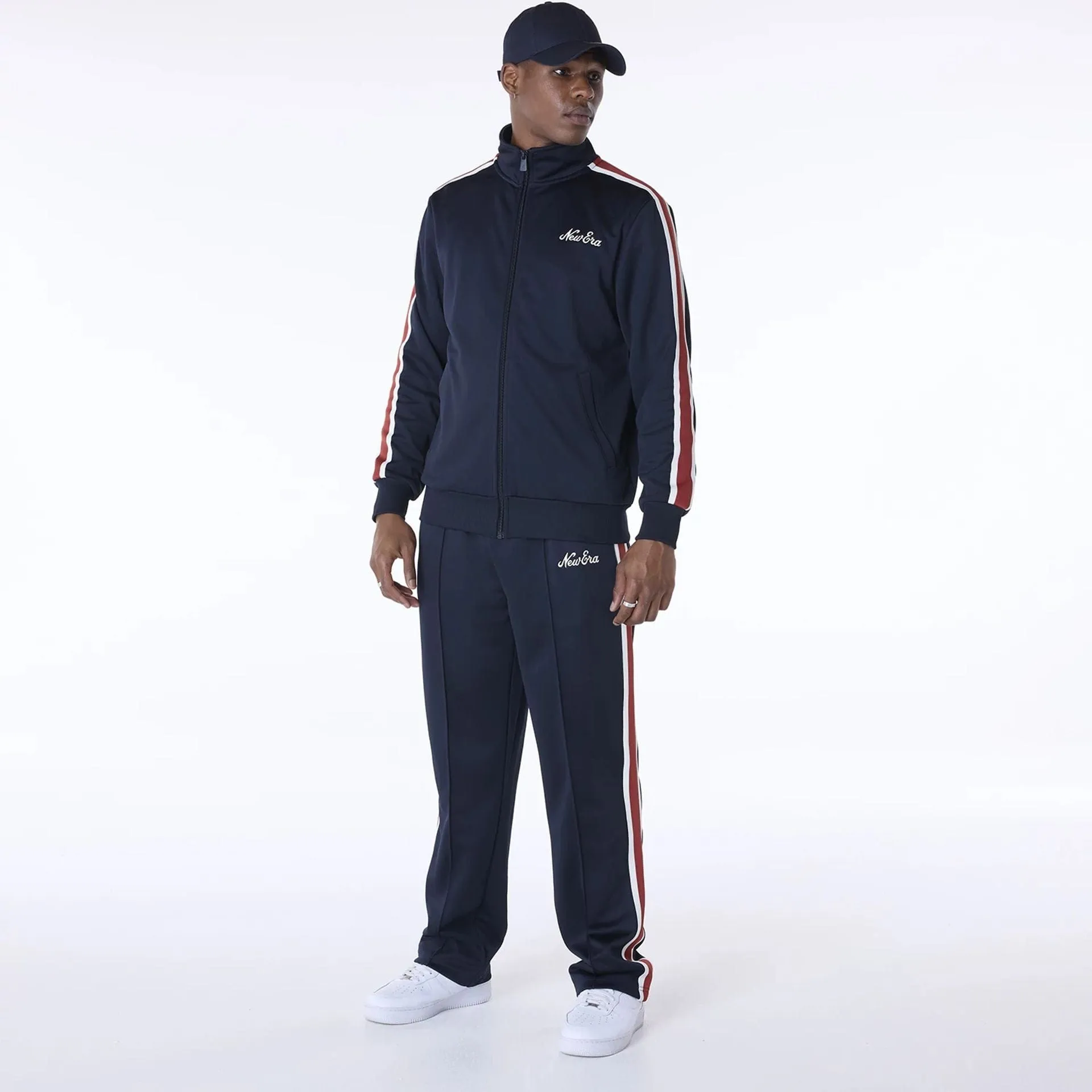 Sweatshirts et Hoodies New Era Veste de survêtement New Era Essential en bleu marine