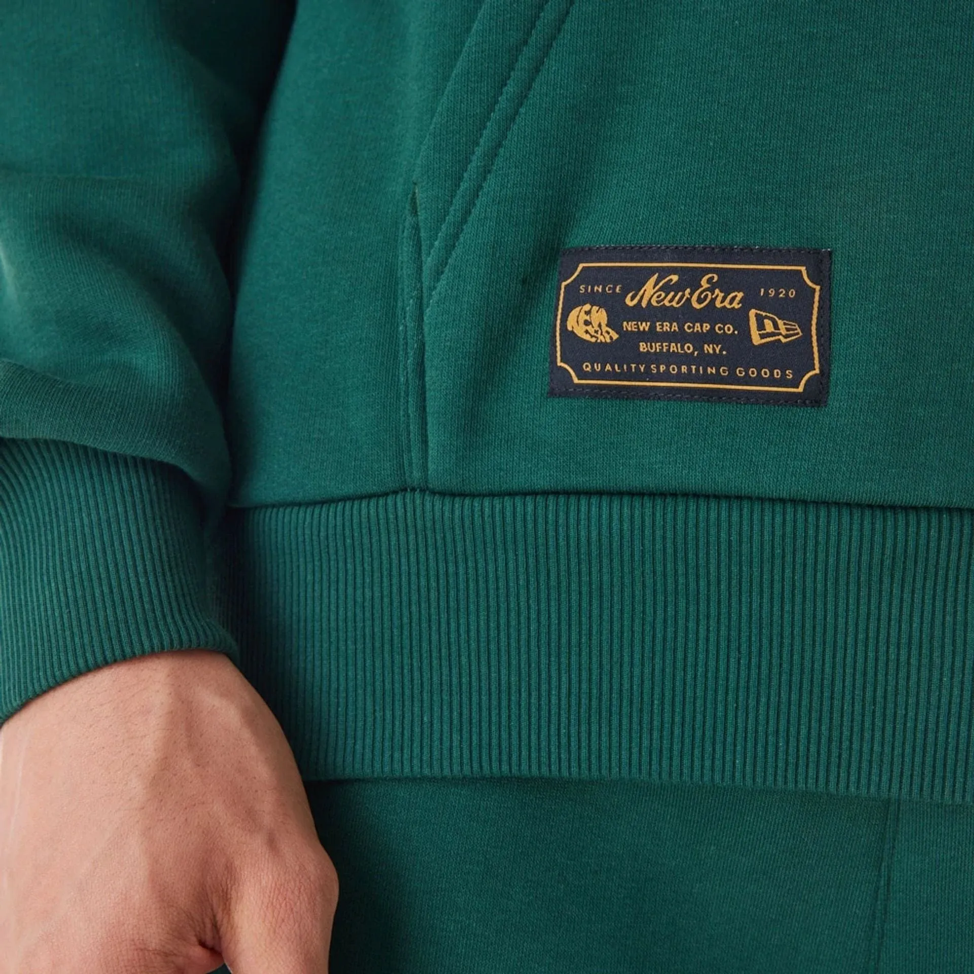 Sweats à capuche et pulls à capuche New Era Pull à capuche oversize vert foncé avec logo script New Era