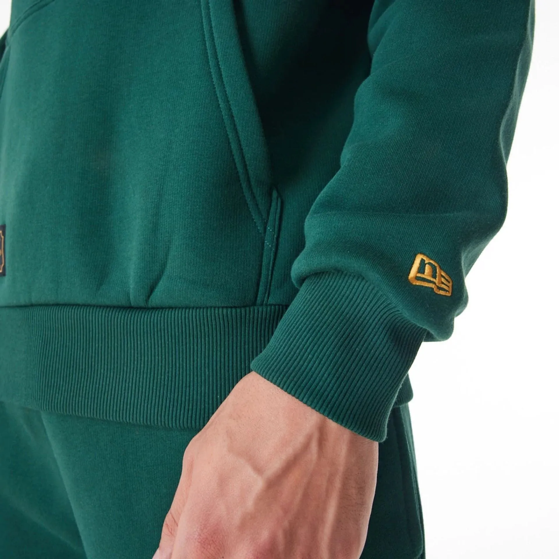 Sweats à capuche et pulls à capuche New Era Pull à capuche oversize vert foncé avec logo script New Era