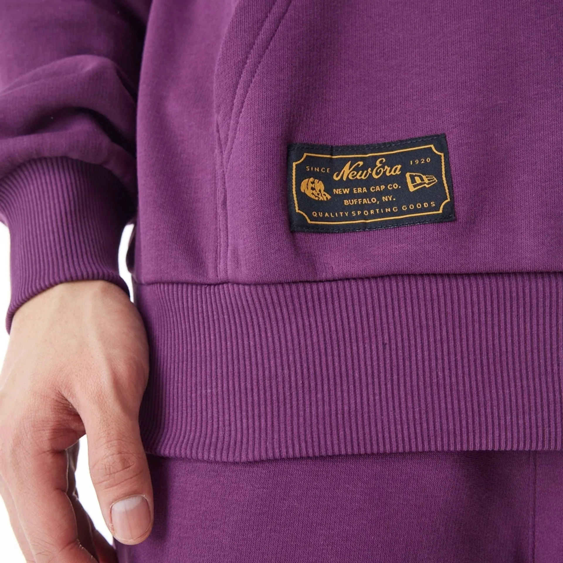 Sweats à capuche et pulls New Era Pull à capuche oversize avec logo script New Era en violet foncé