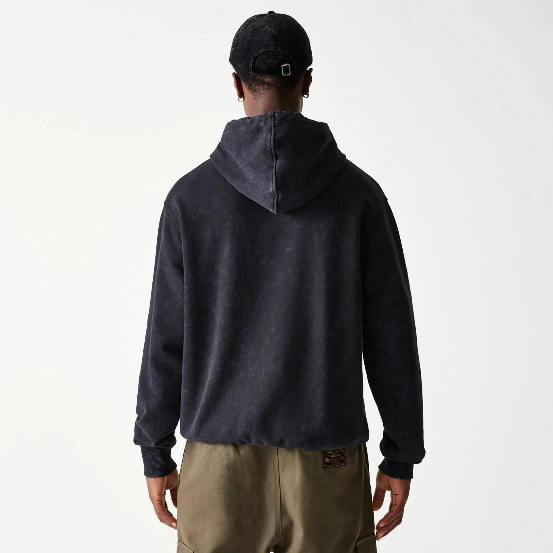 Sweats à capuche et pulls New Era New York Giants NFL Matchs Vêtements premium Pull à capuche noir surdimensionné