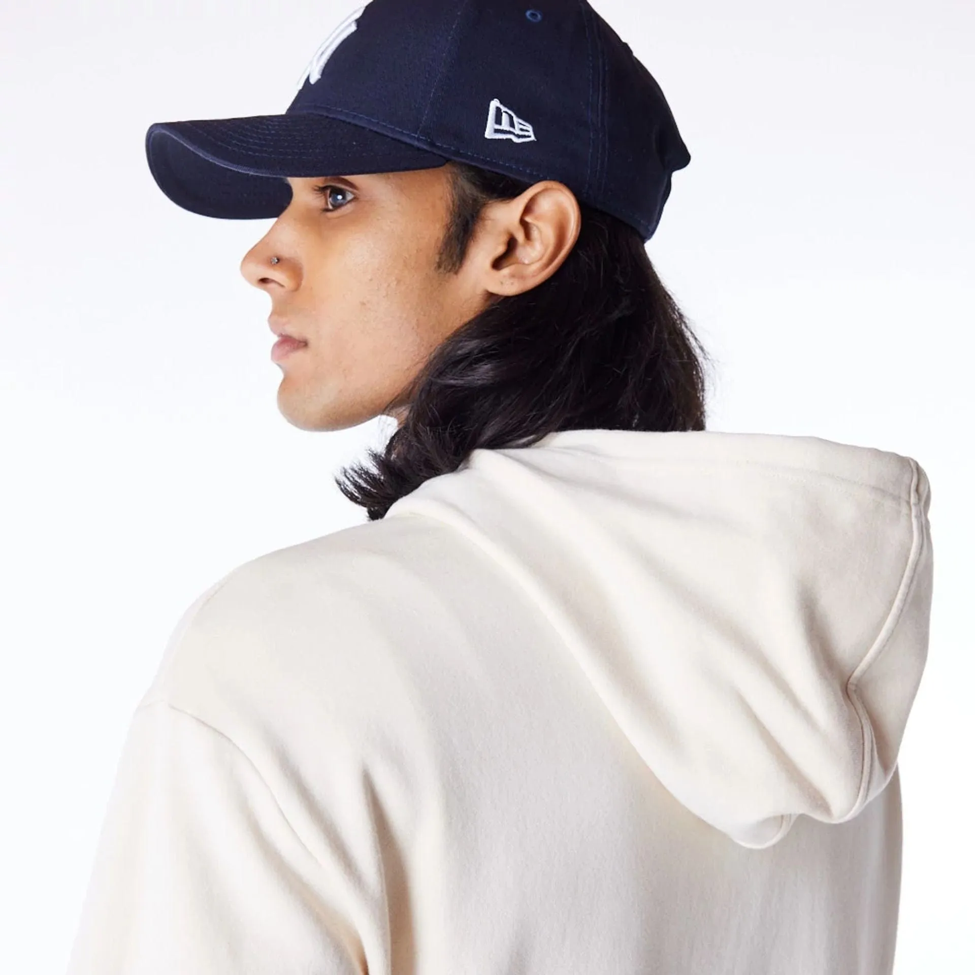 Sweats à capuche et pulls New Era New York Yankees MLB Graphique alimentaire en pierre Sweat à capuche oversized