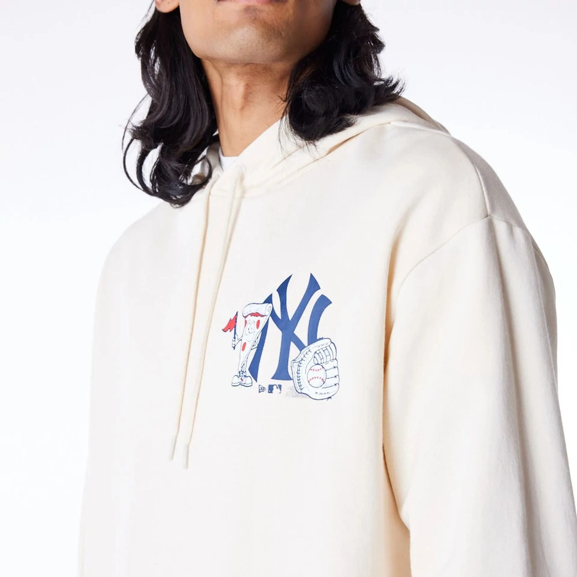 Sweats à capuche et pulls New Era New York Yankees MLB Graphique alimentaire en pierre Sweat à capuche oversized
