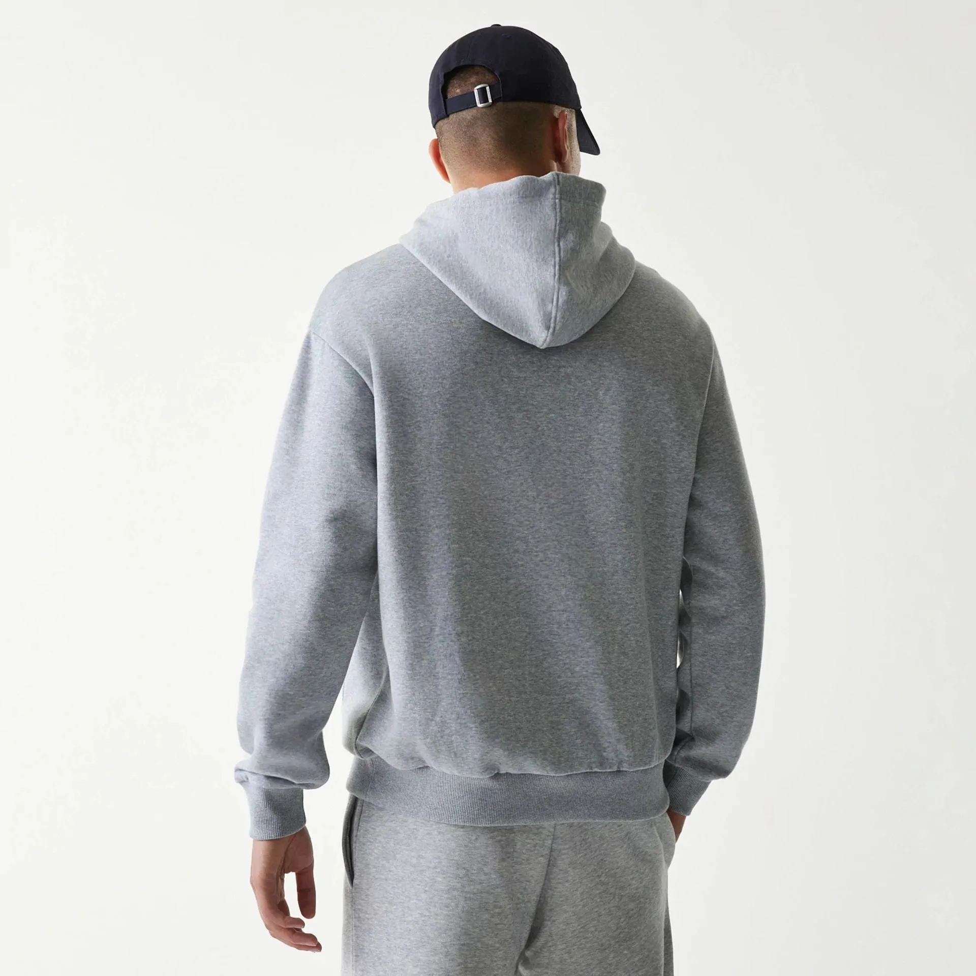 Sweats à capuche et pulls New Era New York Yankees MLB League Essential Gris Pullover à capuche oversize