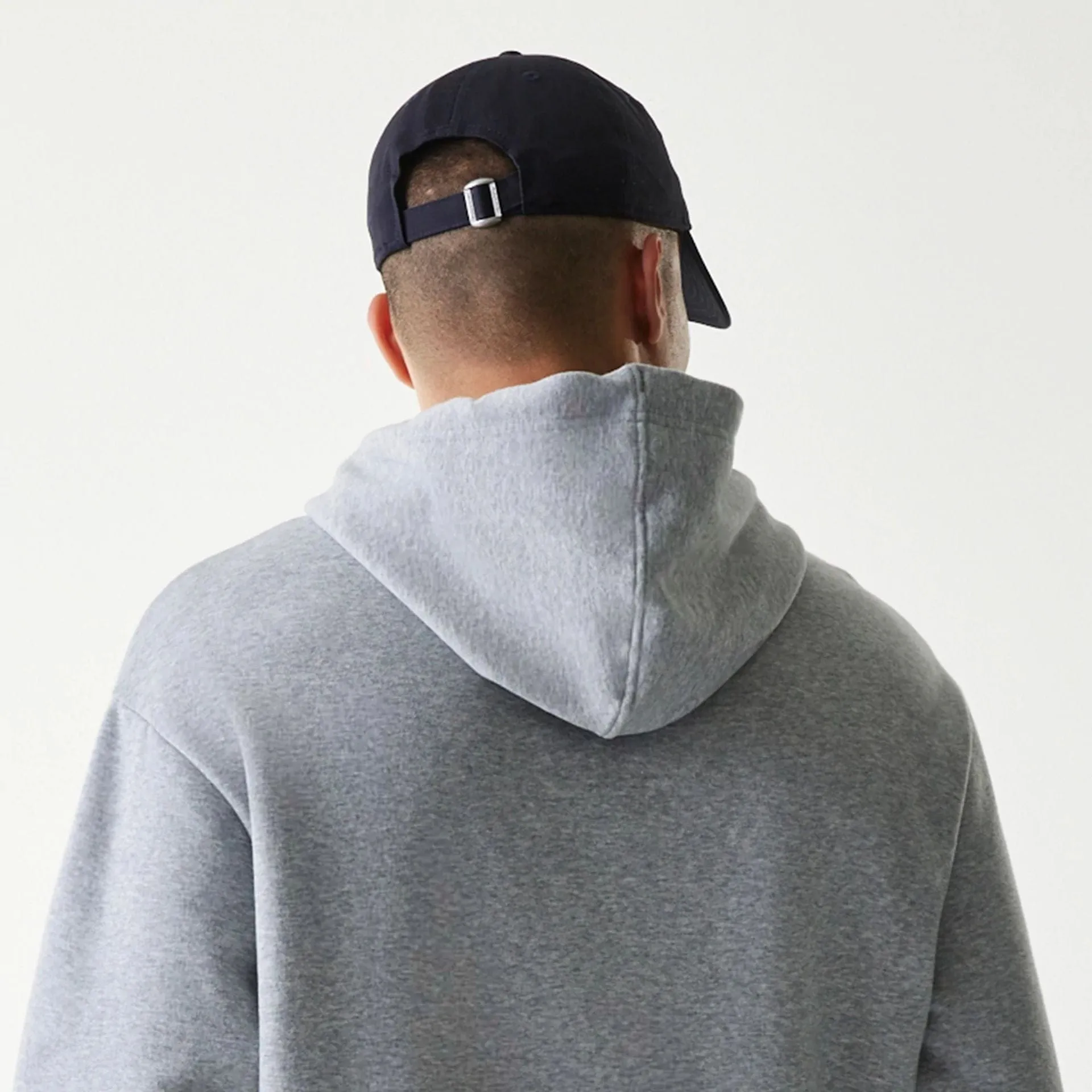 Sweats à capuche et pulls New Era New York Yankees MLB League Essential Gris Pullover à capuche oversize