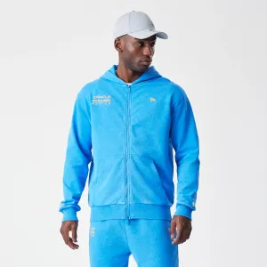 New Era Sweatshirts And Hoodies Red Bull Racing Blue Oversized Full Zip Hoodie