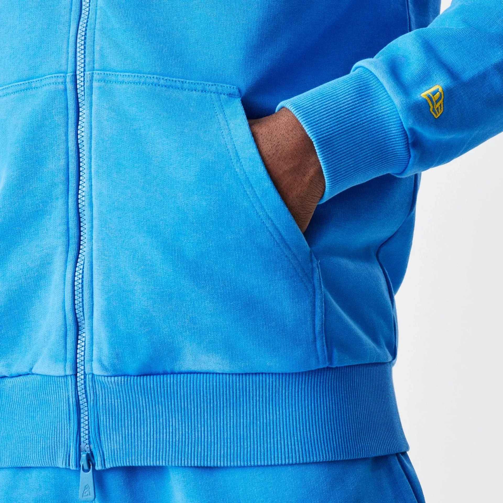 Sweats à capuche et pulls à capuche New Era Red Bull Racing Bleu Survêtement à capuche oversize avec fermeture éclair complète