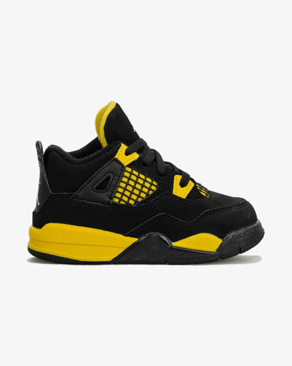 NIKE AIR JORDAN4 RETRO ÉCLAIR JAUNE POUR TOUT-PETIT (NEUF)