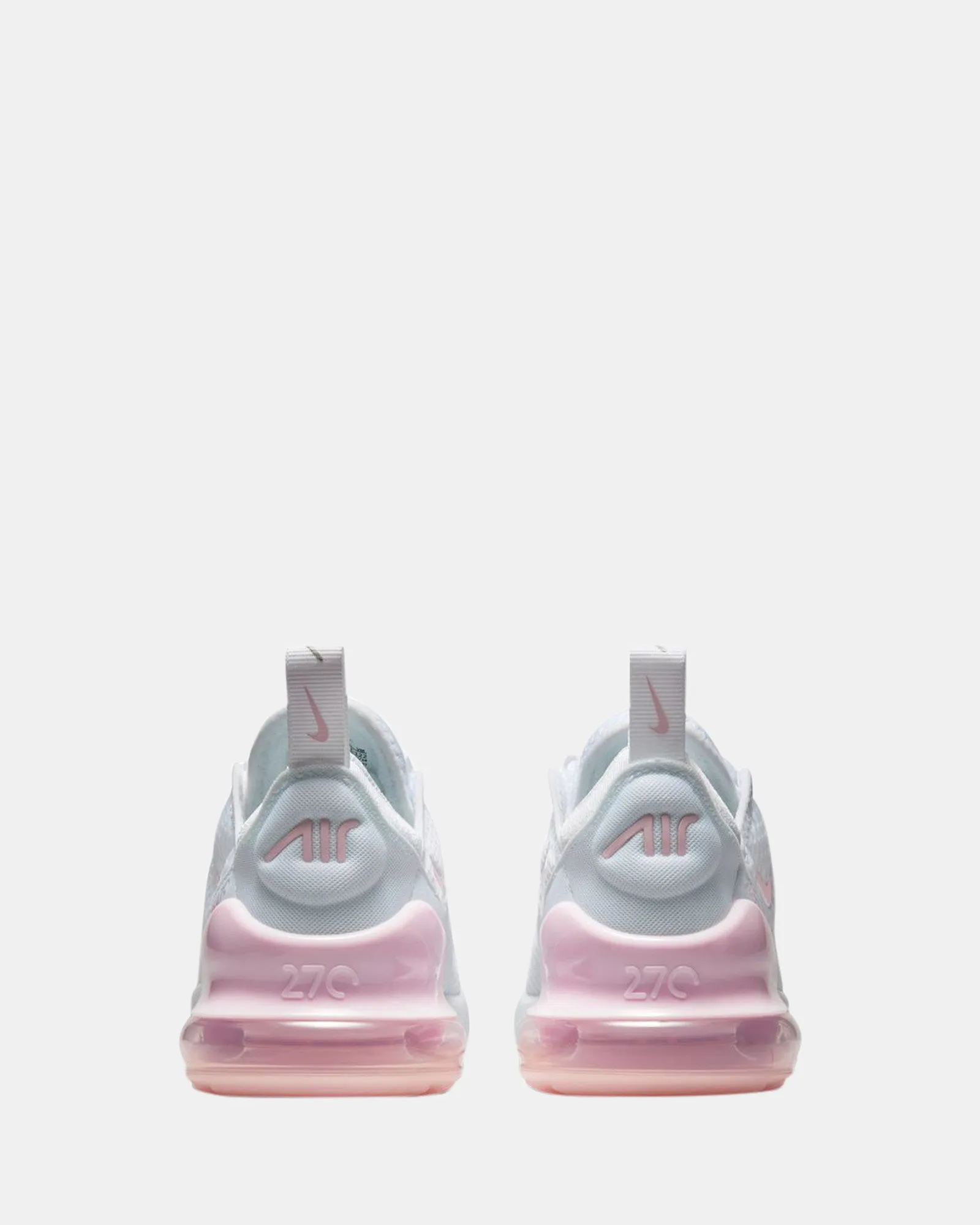 Chaussures Nike Kids Air Max 270 Préscolaire Blanc/Rose Mousse/Gris Fumé