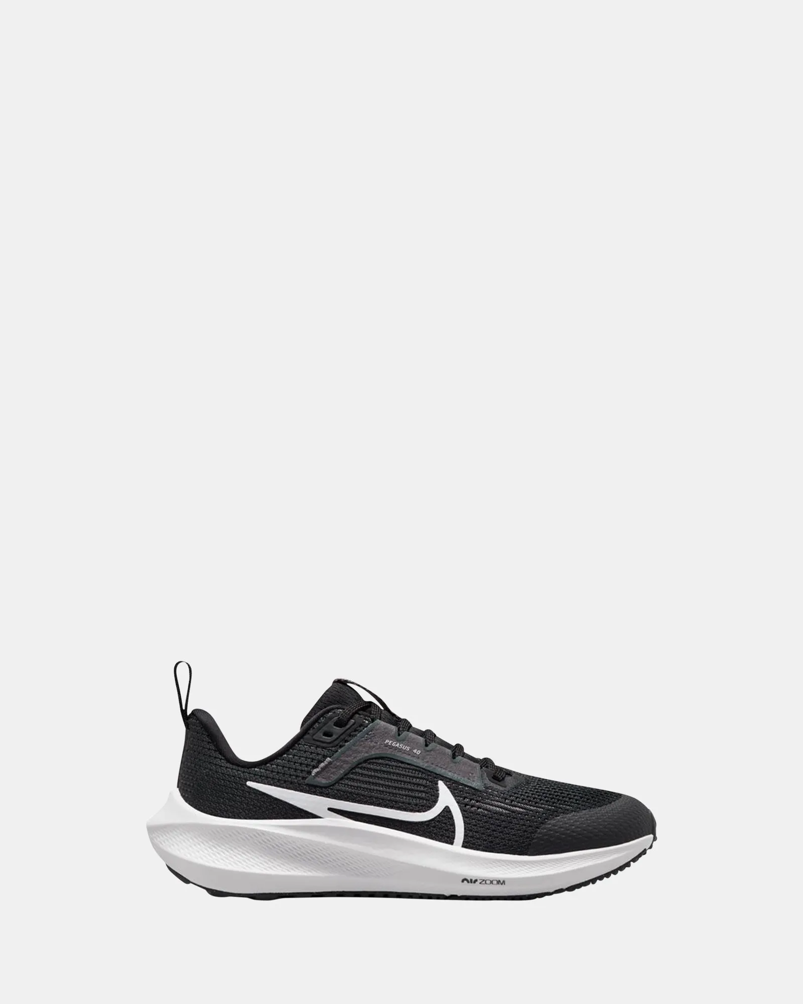 Chaussures Nike Kids Air Zoom Pegasus 40 Grade School Noir/Blanc/Gris Fer