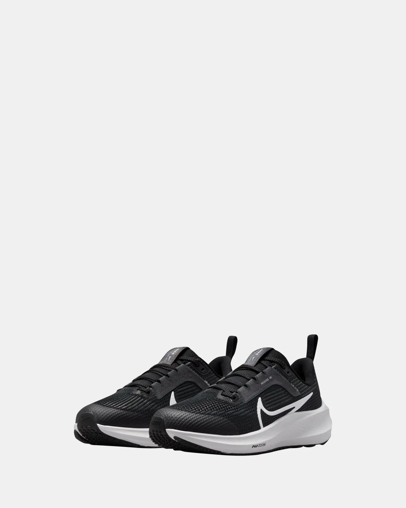 Chaussures Nike Kids Air Zoom Pegasus 40 Grade School Noir/Blanc/Gris Fer