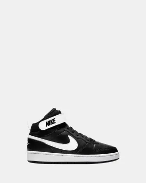 Nike Kids' Shoes Court Borough Mid 2 Grade School Black/White