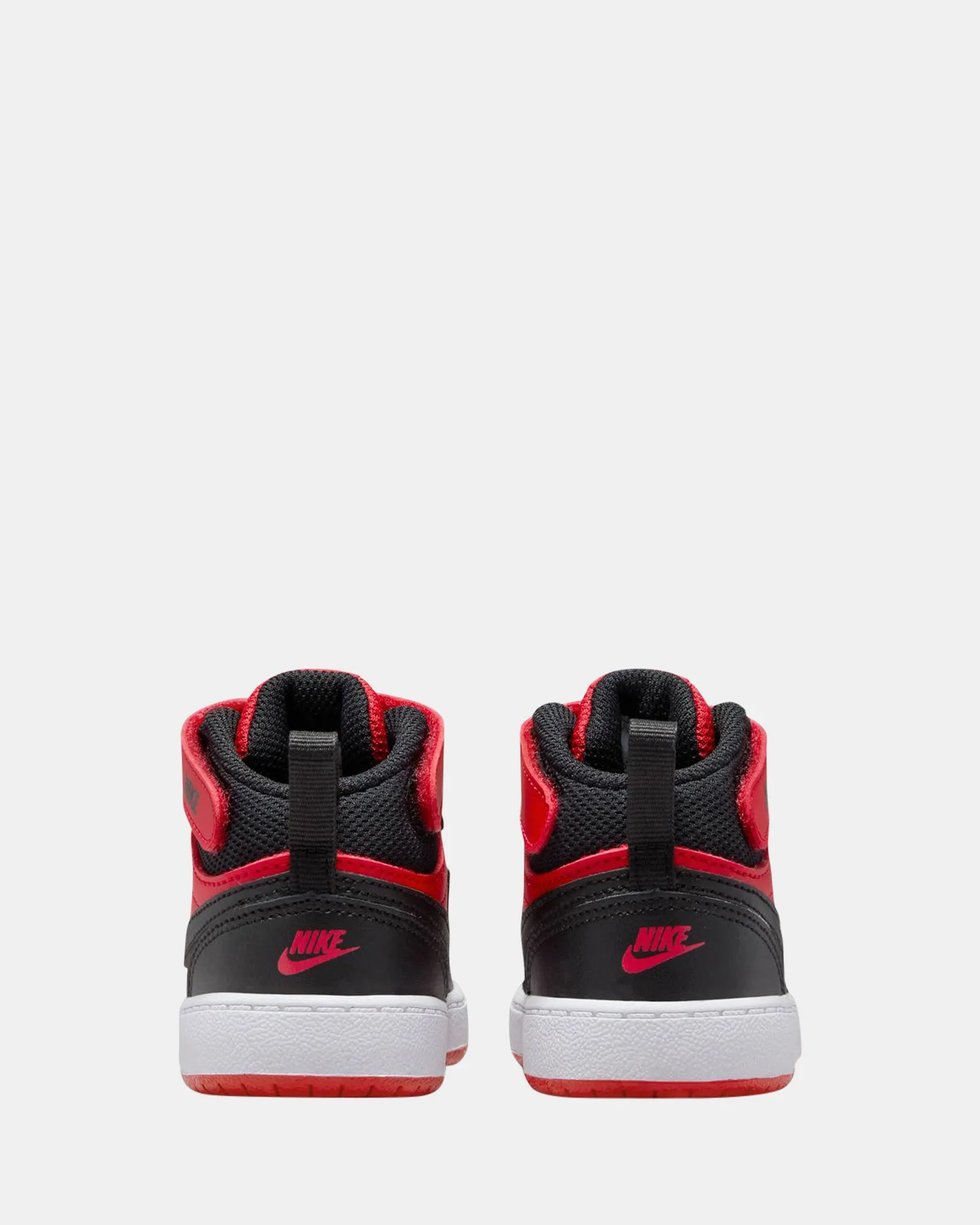 Chaussures Nike pour Enfants Court Borough Mid 2 Bébé Rouge Universitaire/Noir/Blanc