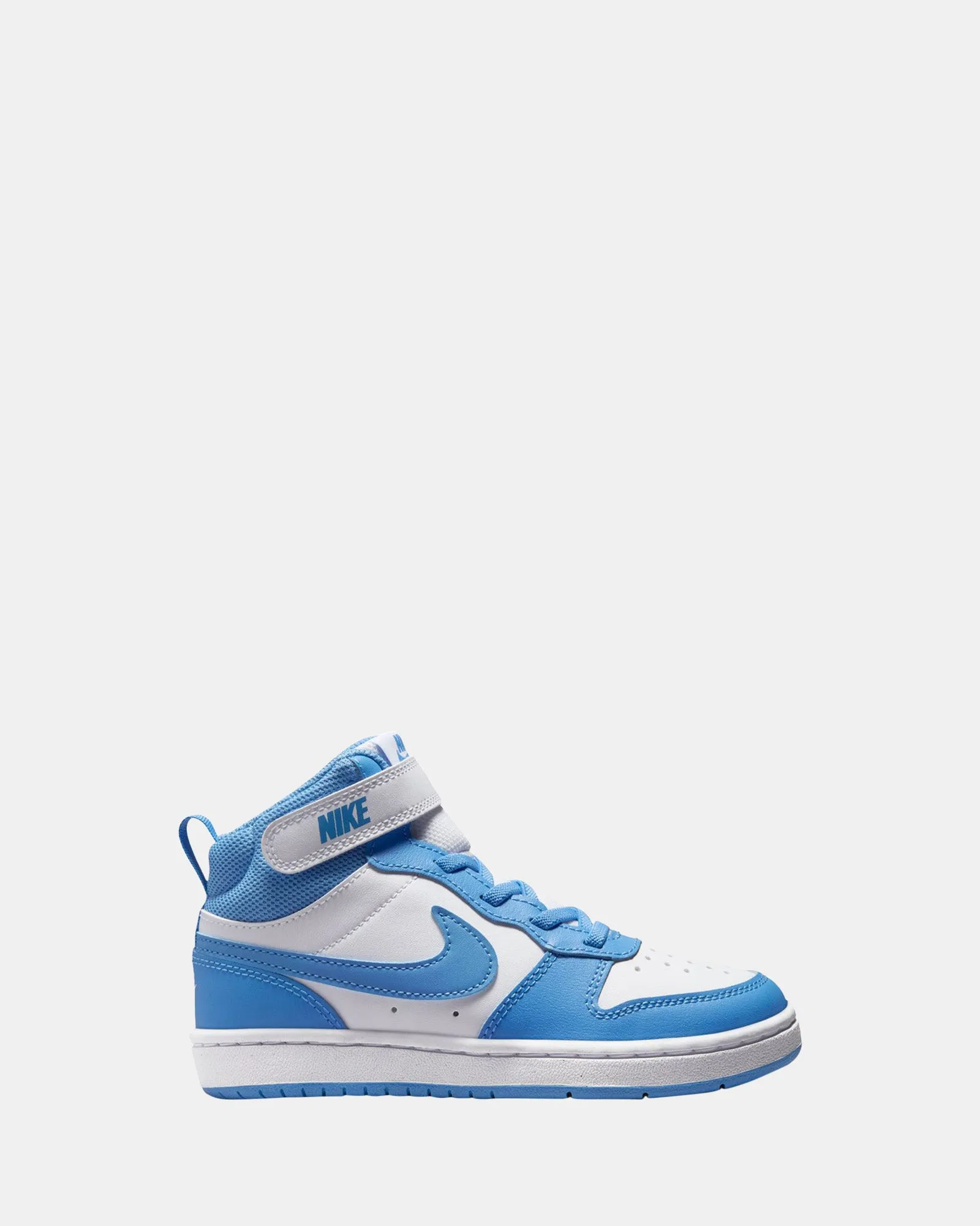 Chaussures Nike Kids Court Borough Mid 2 Préscolaire Blanc/Bleu Beyond