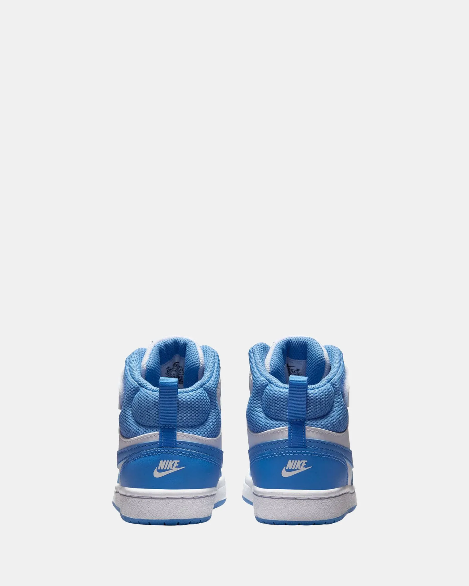 Chaussures Nike Kids Court Borough Mid 2 Préscolaire Blanc/Bleu Beyond