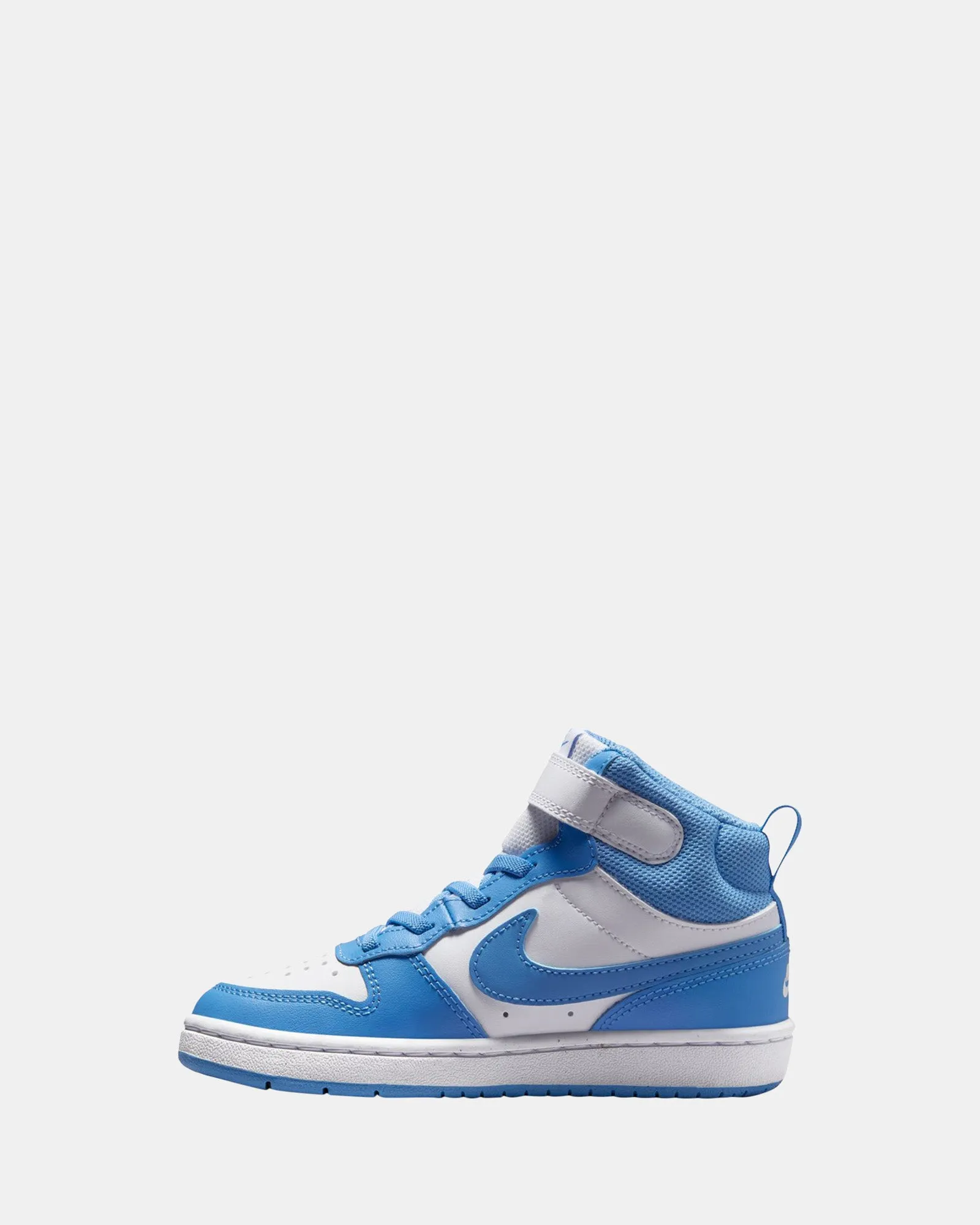 Chaussures Nike Kids Court Borough Mid 2 Préscolaire Blanc/Bleu Beyond