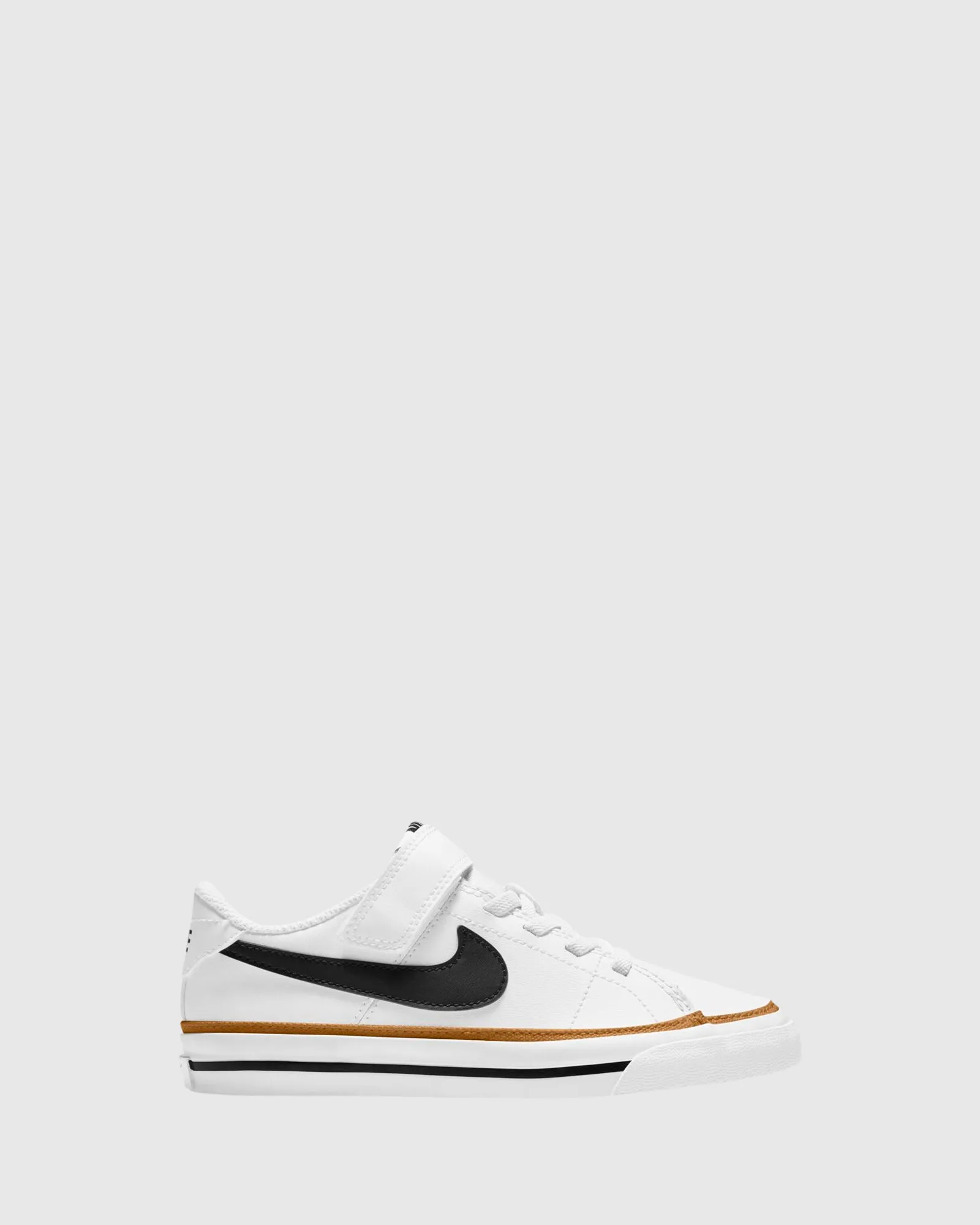 Chaussures Nike Kids Court Legacy Préscolaire Blanc/Noir/Ocre Désert