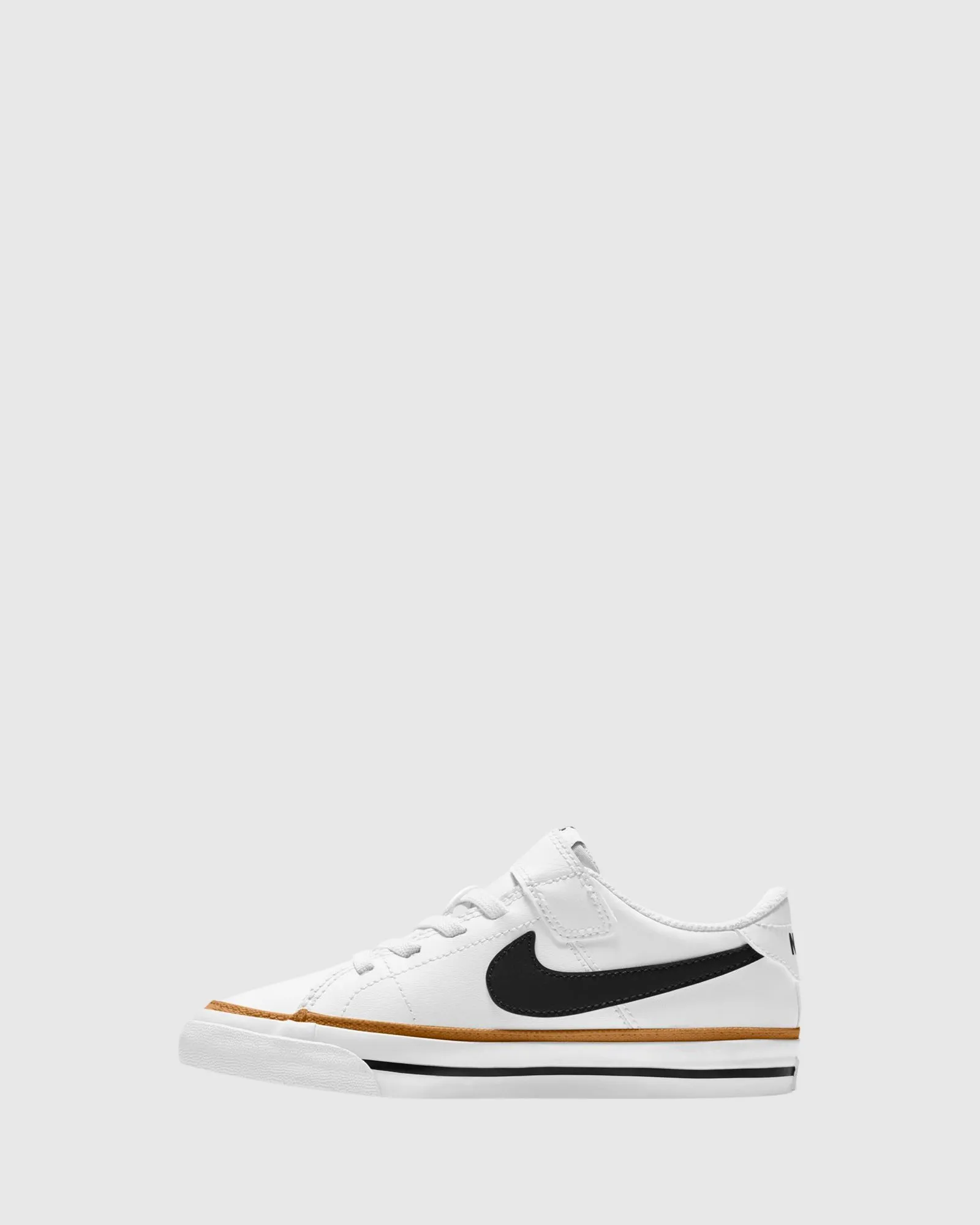 Chaussures Nike Kids Court Legacy Préscolaire Blanc/Noir/Ocre Désert