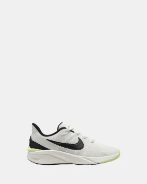 Nike Kids' Shoes Star Runner 4 NN Grade School Summit White/Black/Barely Volt