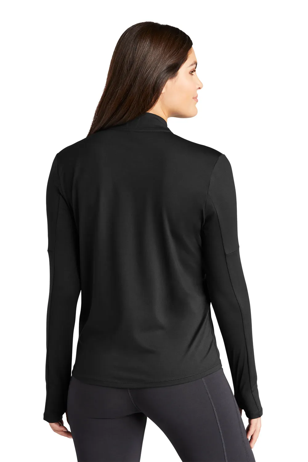 Nike Sweat à capuche Femmes Element Dri-Fit 1/4 zip à évacuation de l'humidité - Noir