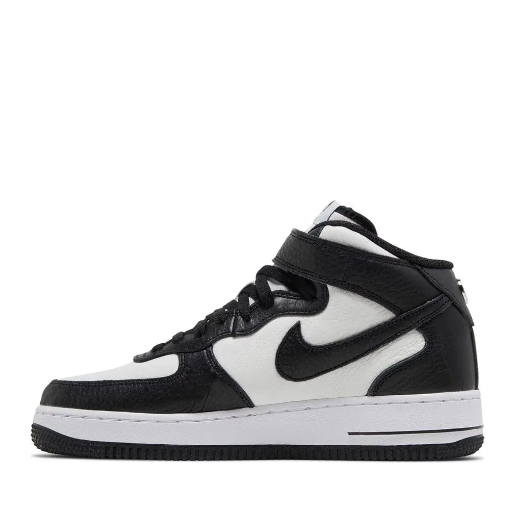 NIKE X STUSSY AIR FORCE 1 MID LIGHT BONE BLACK (NOUVEAU)