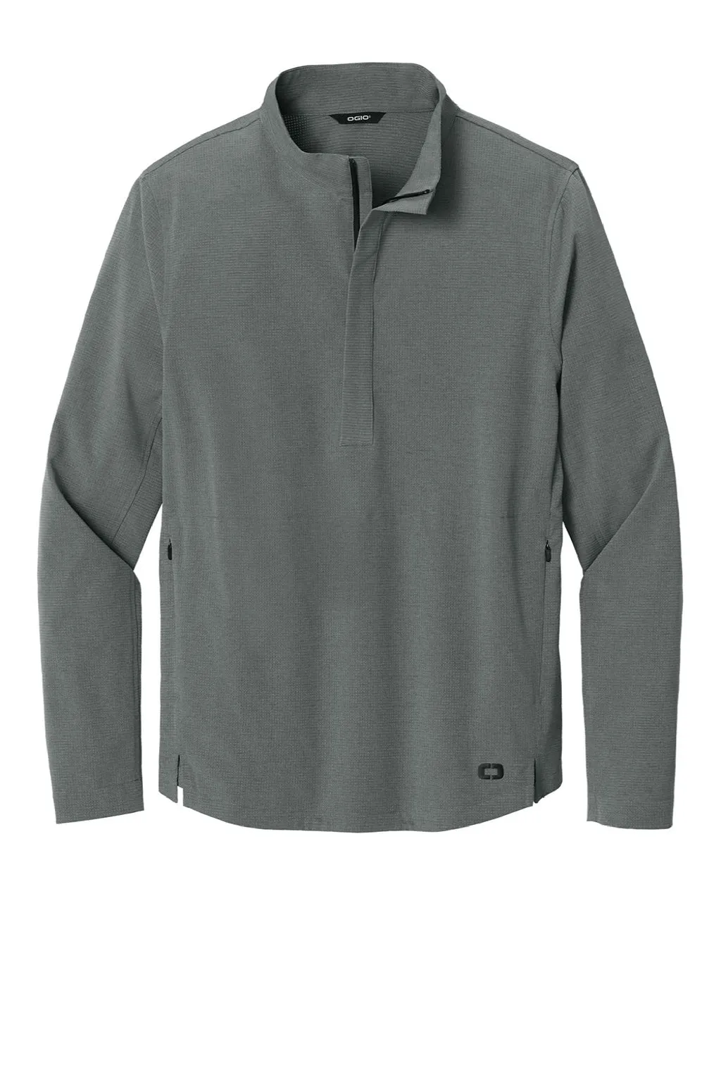 Ogio Sweat-shirt Homme à effet 1/4 zip avec poche kangourou - Gris Rogue