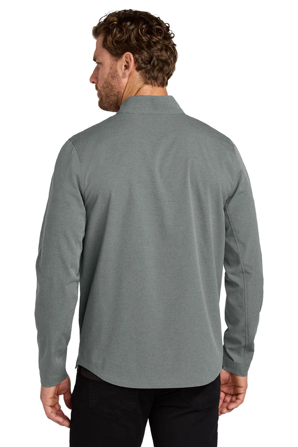 Ogio Sweat-shirt Homme à effet 1/4 zip avec poche kangourou - Gris Rogue