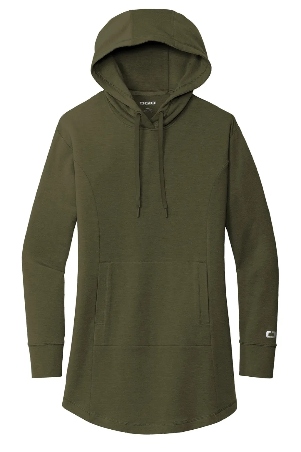 Ogio Femmes Luuma Flex Sweat à capuche avec poches - Vert olive foncé