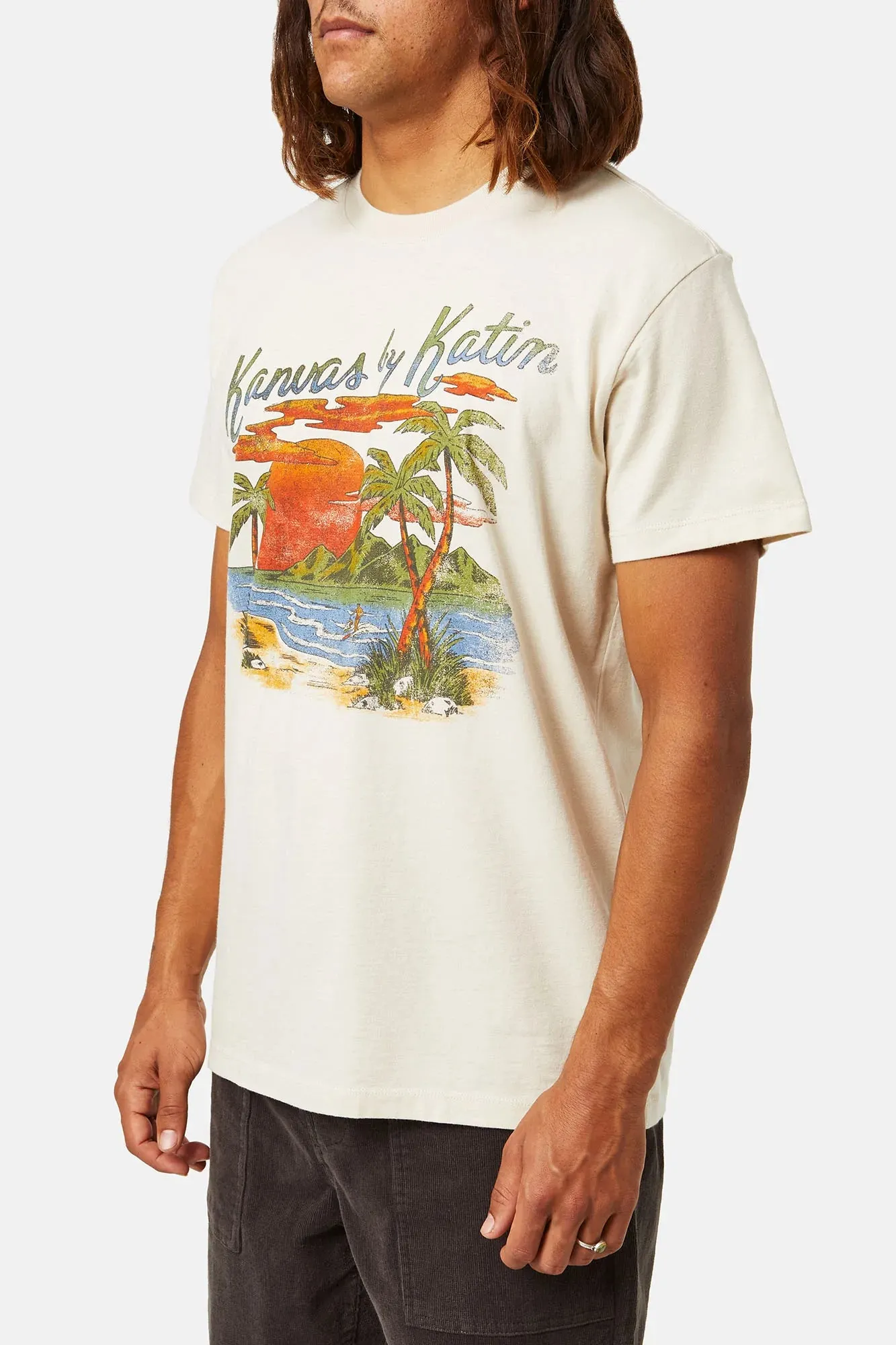 T-shirt Paradise Front Printemps/Été