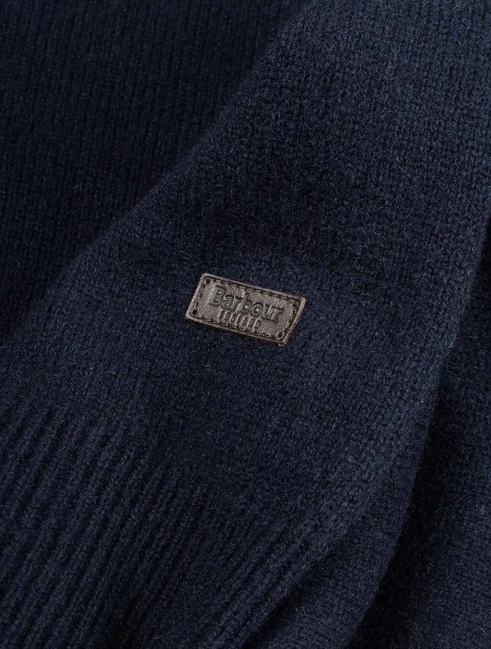 Pull à mi-zip à motifs Marine