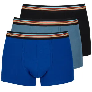 Paul Smith 3 Pack Trunks Mix Blue Multicolour Clothing Paul Smith