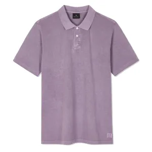 Paul Smith Acid Wash Cotton Polo Shirt Purple Clothing Paul Smith