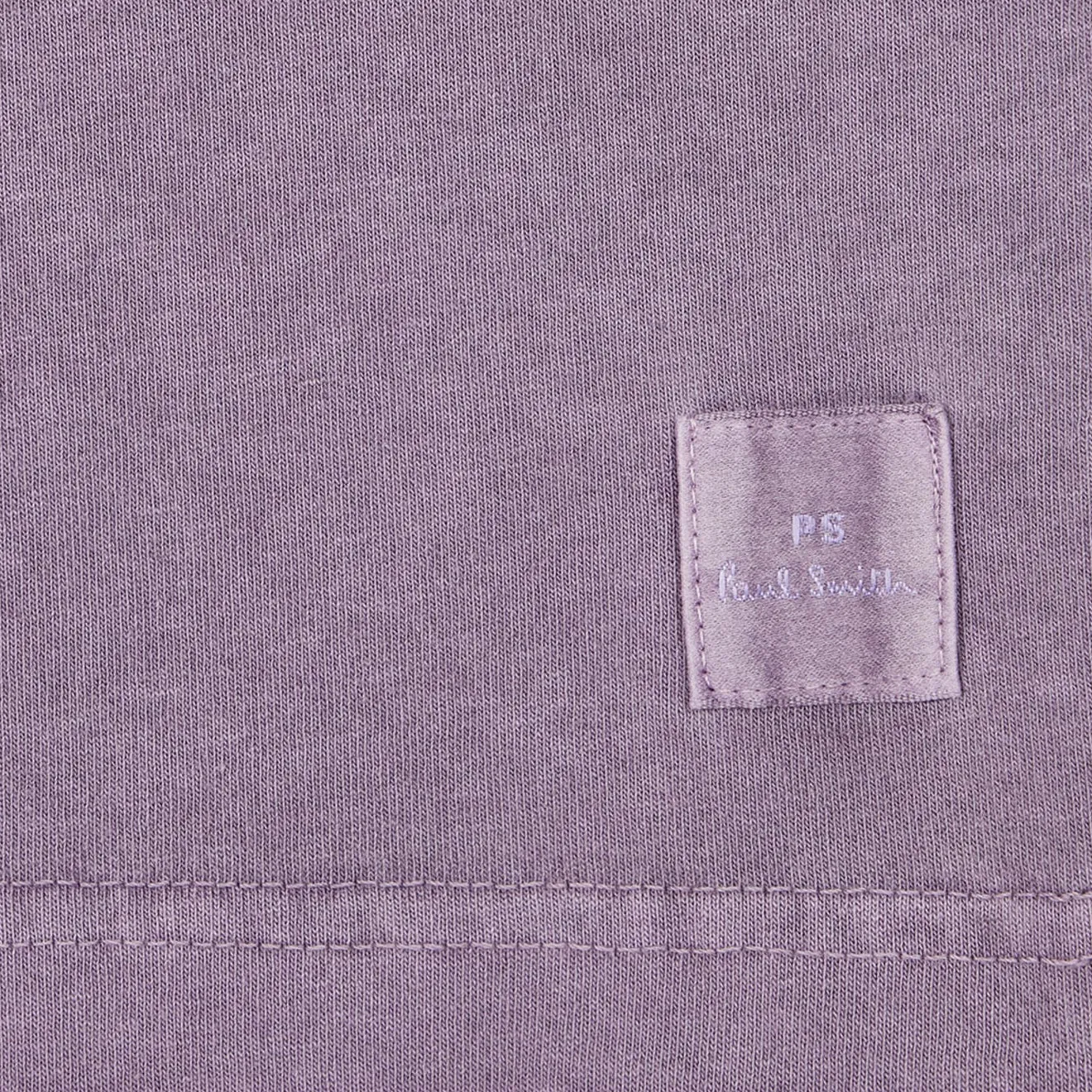 Polo en coton délavé acide Paul Smith Violet