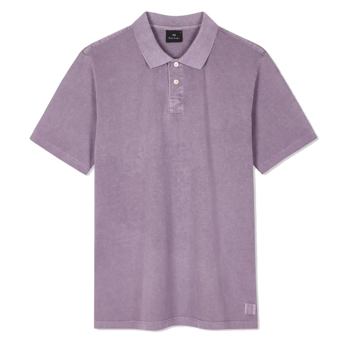 Polo en coton délavé acide Paul Smith Violet