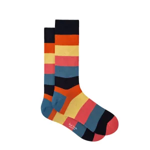 Paul Smith Artist Stripe Block Socks Clothing Paul Smith