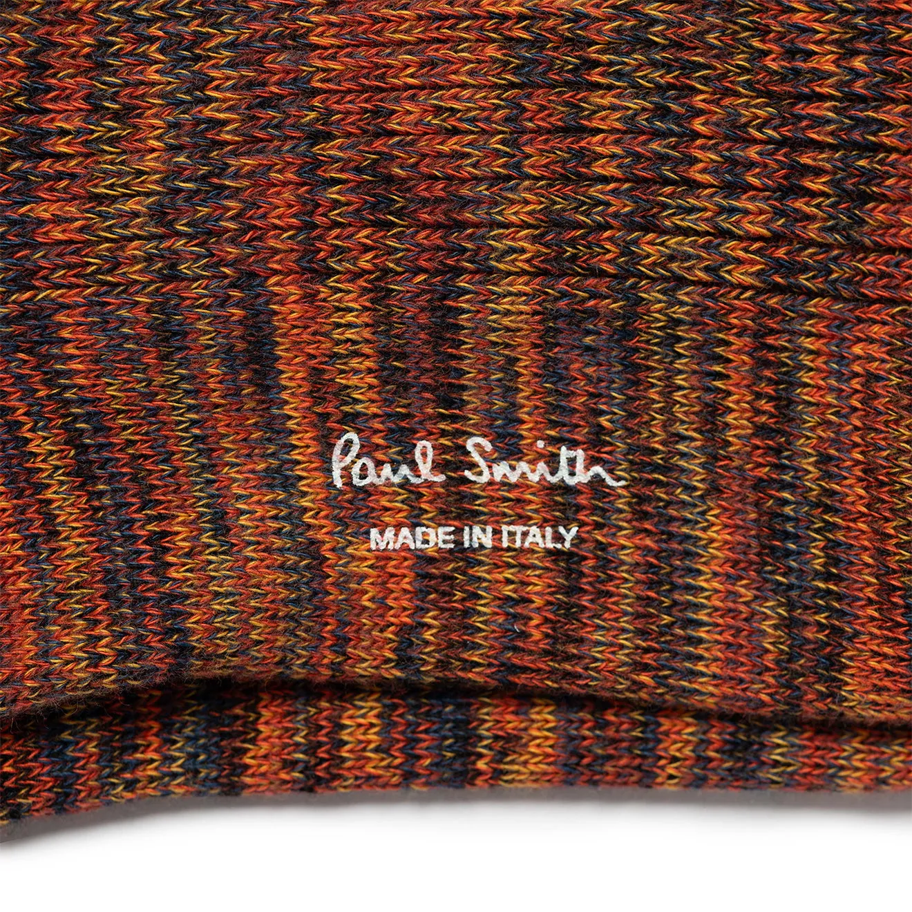 Paul Smith Chaussettes épaisses en mélange de coton à torsades marl Noir Vêtements Paul Smith