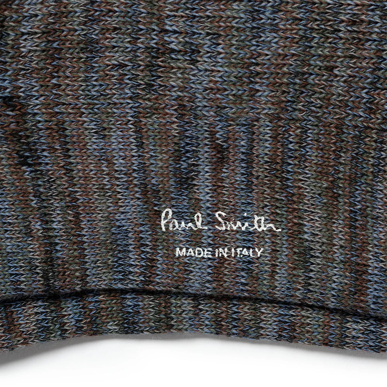 Paul Smith Chaussettes épaisses en mélange de coton à torsades ardoise Vêtements Paul Smith