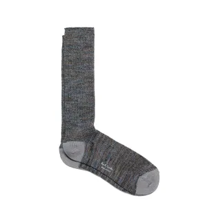 Paul Smith Chunky Marl Twist Cotton-Blend Socks Slate Clothing Paul Smith