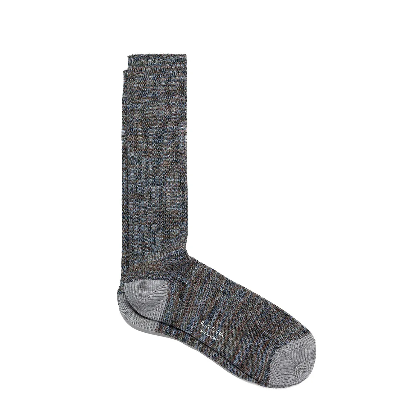 Paul Smith Chaussettes épaisses en mélange de coton à torsades ardoise Vêtements Paul Smith