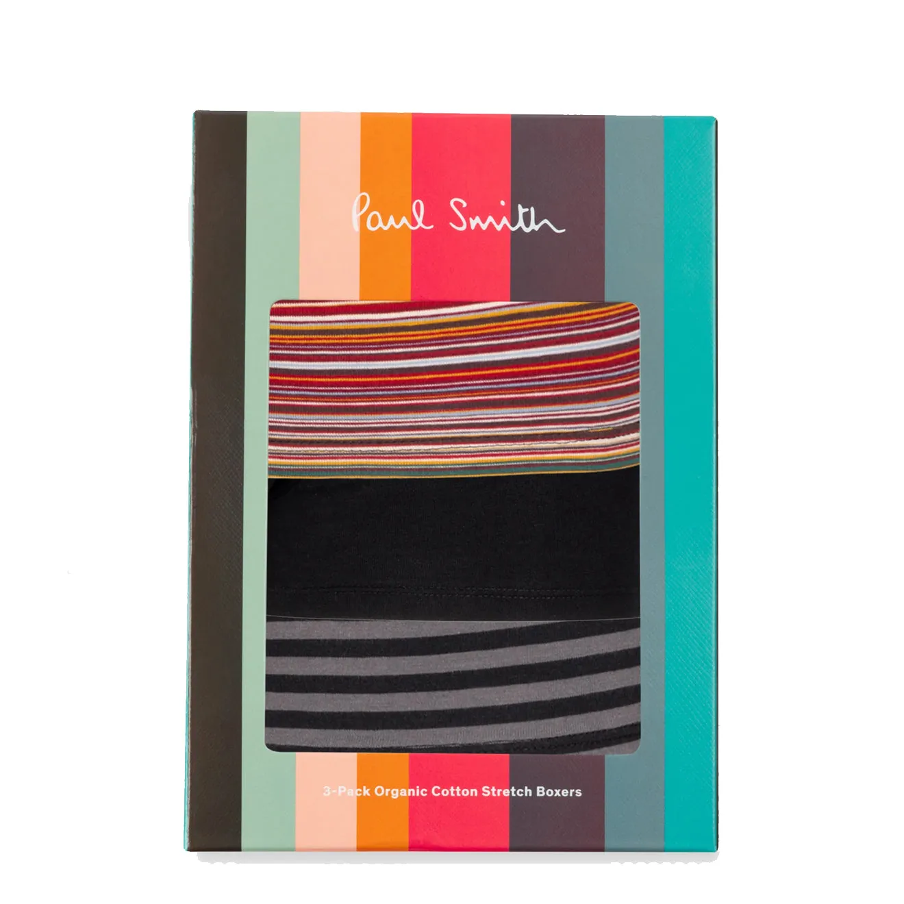 Paul Smith Boxer-Caleçon Mixte en Coton à Rayures Signature - Pack de Trois Vêtements Paul Smith