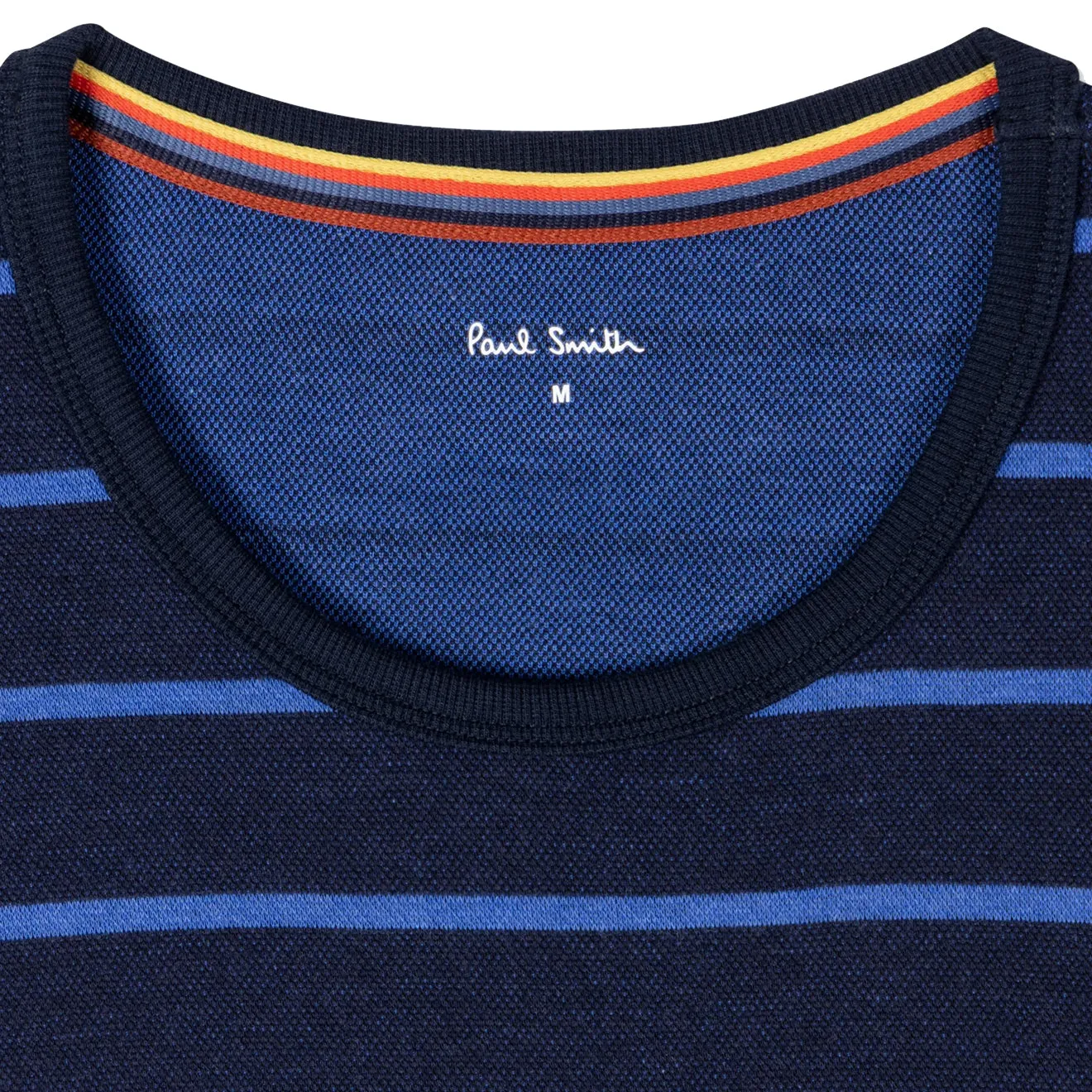 Paul Smith T-shirt de détente en coton-modal rayé Marine Vêtements Paul Smith