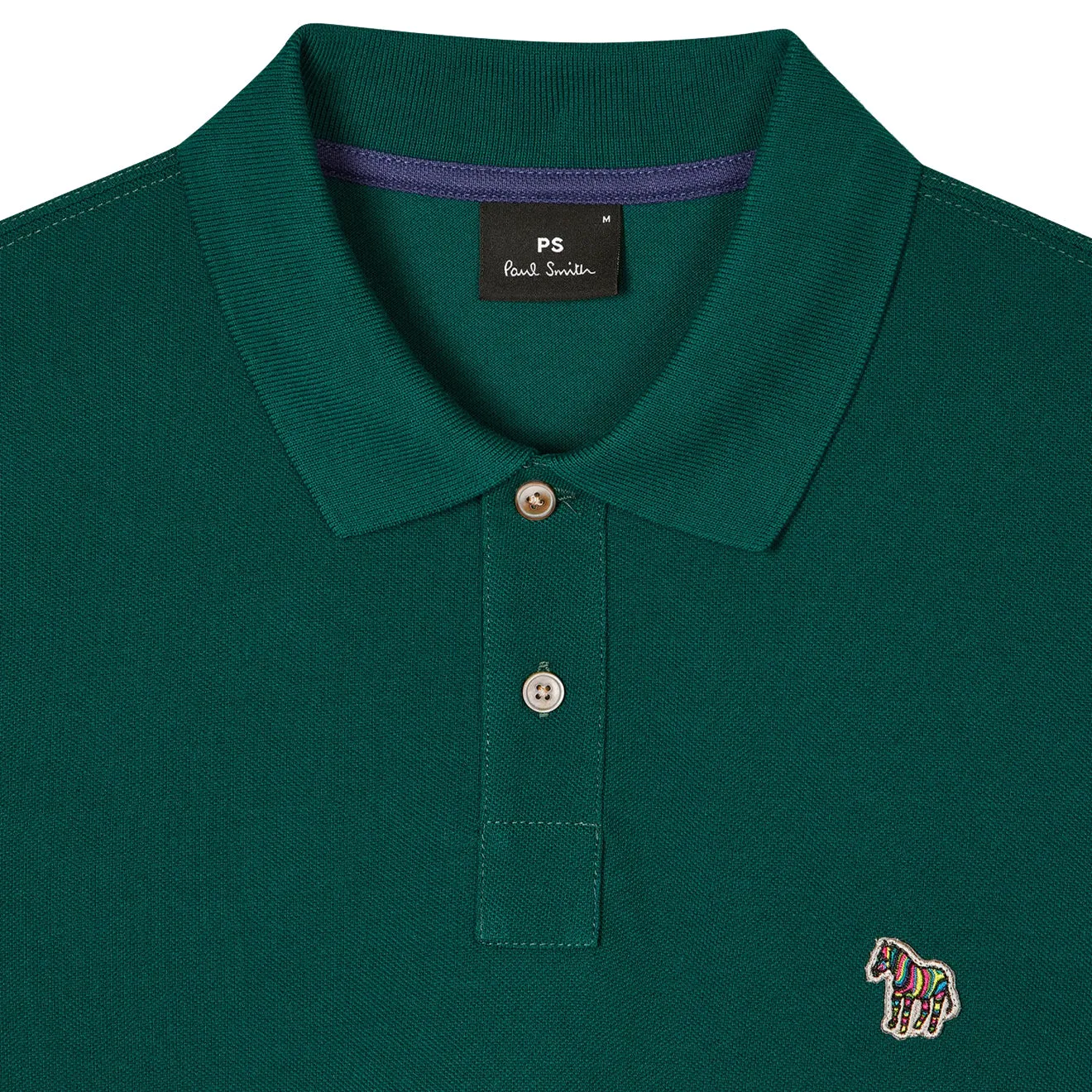Paul Smith Polo en Coton Piqué à Logo Zèbre Turquoise Vêtement Paul Smith