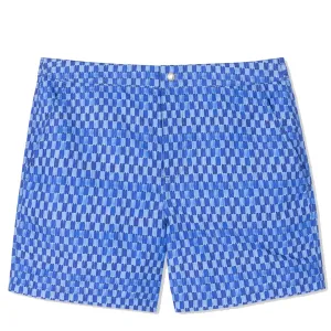 Paul Smith Geometric Print Swim Shorts Blue Clothing Paul Smith