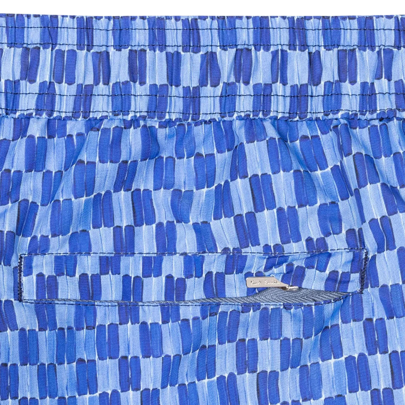 Paul Smith Short de Bain à Imprimé Géométrique Bleu Vêtements Paul Smith