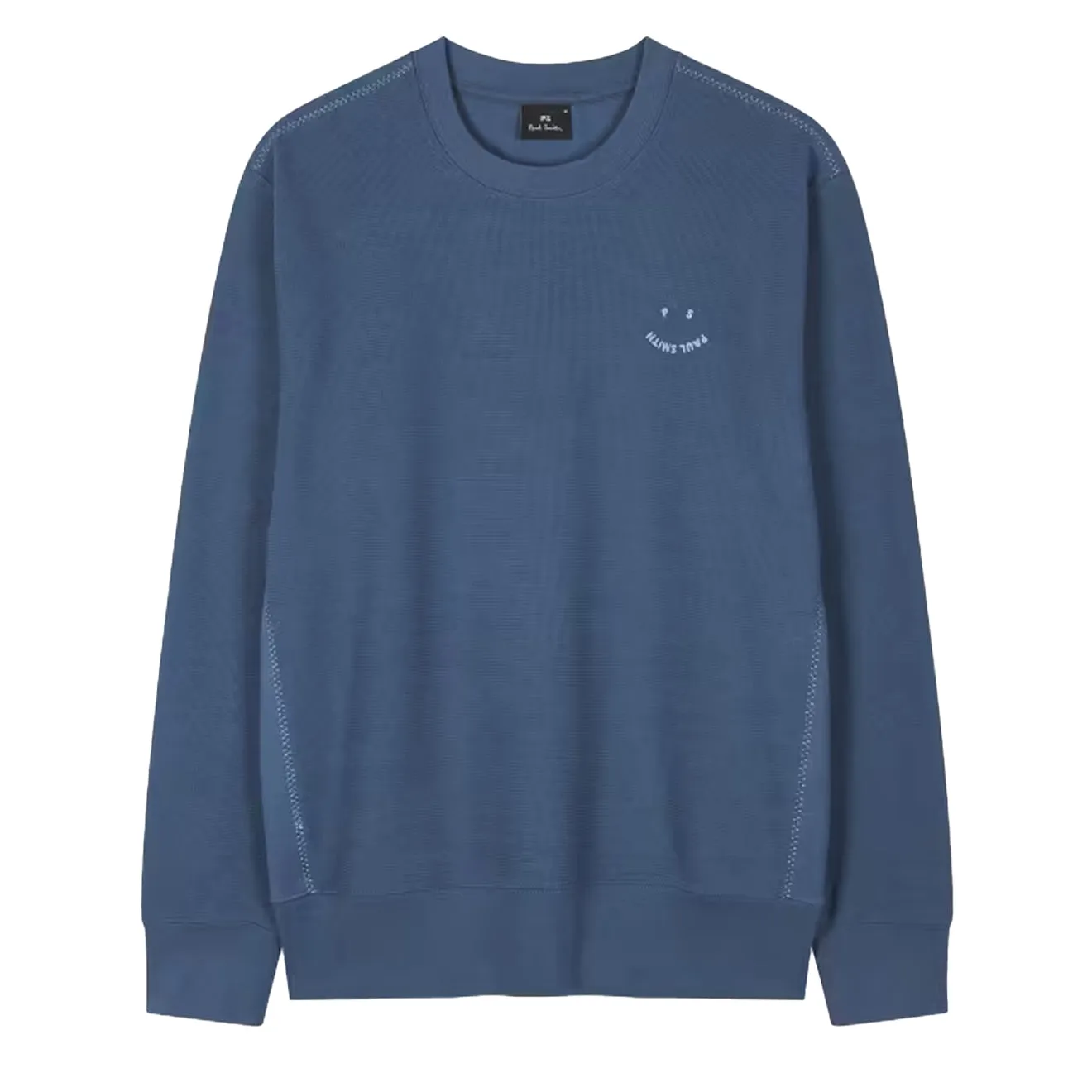 Paul Smith Sweat-shirt à point couvert Heureux Bleu Pétrole