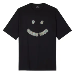 Paul Smith Happy Graphic T-Shirt Black Clothing Paul Smith
