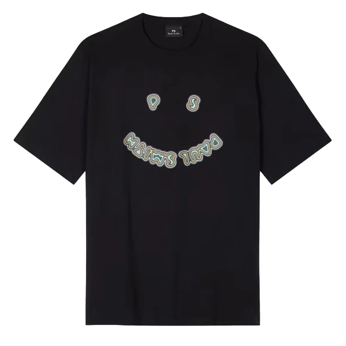 Paul Smith T-Shirt Happy Graphique Noir